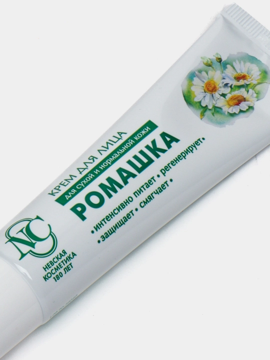 Quruq va muammoli yuz terisi uchun krem, Neva Kosmetikasi, moychechak, 40 ml