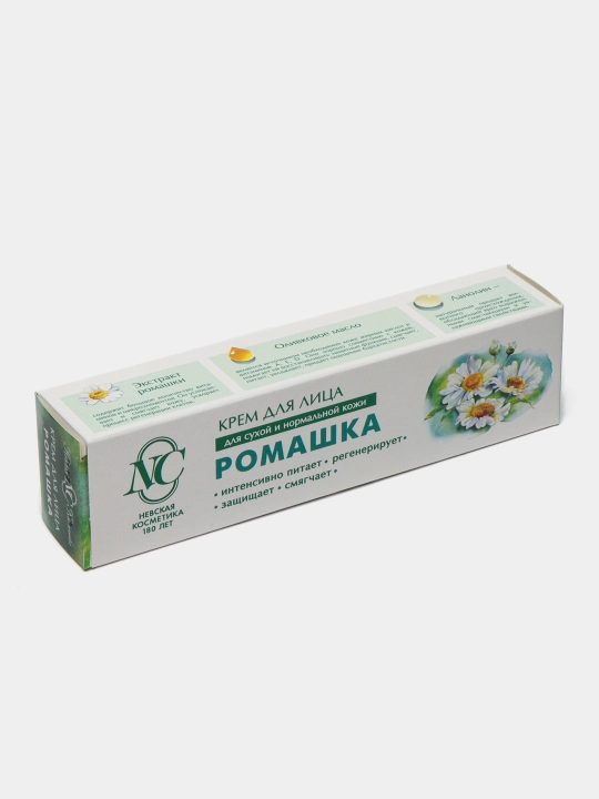 Quruq va muammoli yuz terisi uchun krem, Neva Kosmetikasi, moychechak, 40 ml