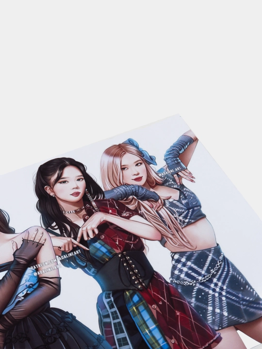 Постер с к поп группой Black pink, музыкальная группа Black pink, А3