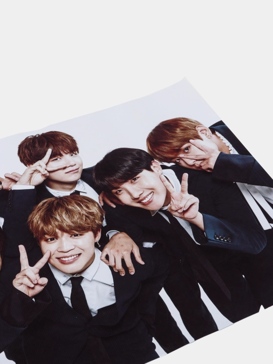 Постер с K-POP группой BTS, А3