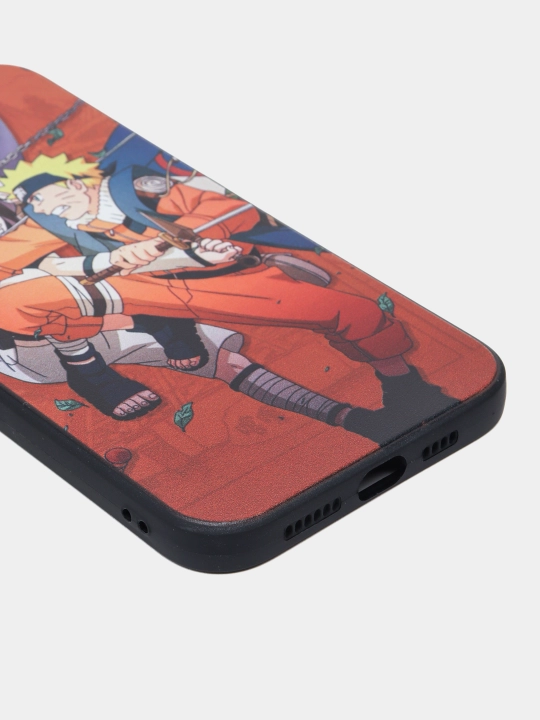 Чехол для смартфона iPhone XR, XS, 11, 12, 13, 14, 15, Pro, Max, cиликоновый, аниме Наруто