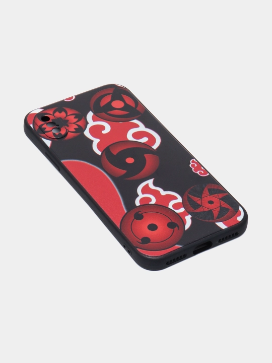 Чехол для смартфона iPhone XR, XS, 11, 12, 13, 14, 15, Pro, Max, cиликоновый, аниме Наруто