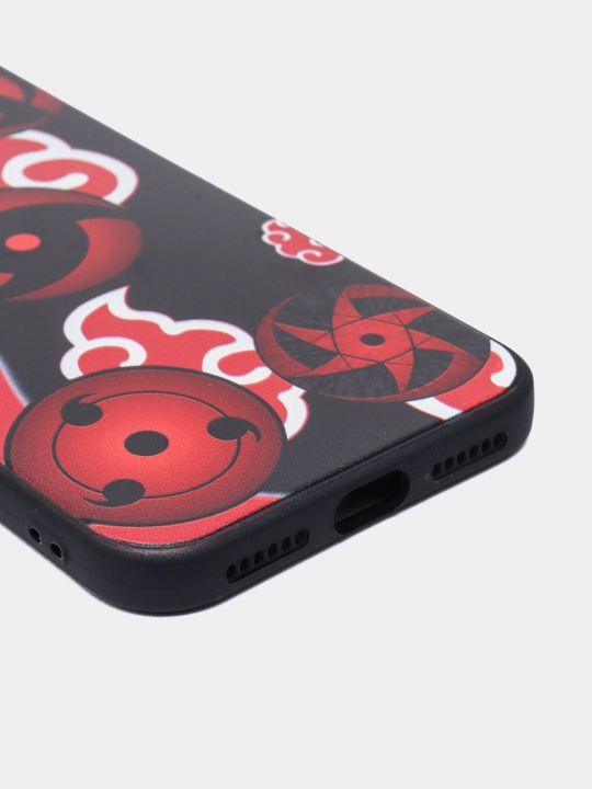 Чехол для смартфона iPhone XR, XS, 11, 12, 13, 14, 15, Pro, Max, cиликоновый, аниме Наруто