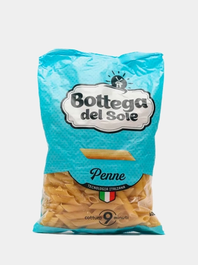 Макаронные изделия Bottega del Sole, перья, 400 гр — ЯШКИНО-P025187