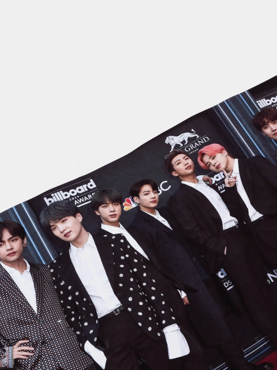 Постер с K-POP группой BTS, А3