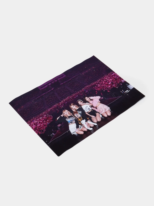 Pop guruhi bilan plakat Black pink, musiqiy guruh Black pink, A3