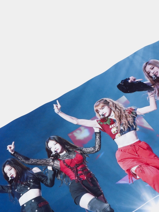 Pop guruhi bilan plakat Black pink, musiqiy guruh Black pink, A3
