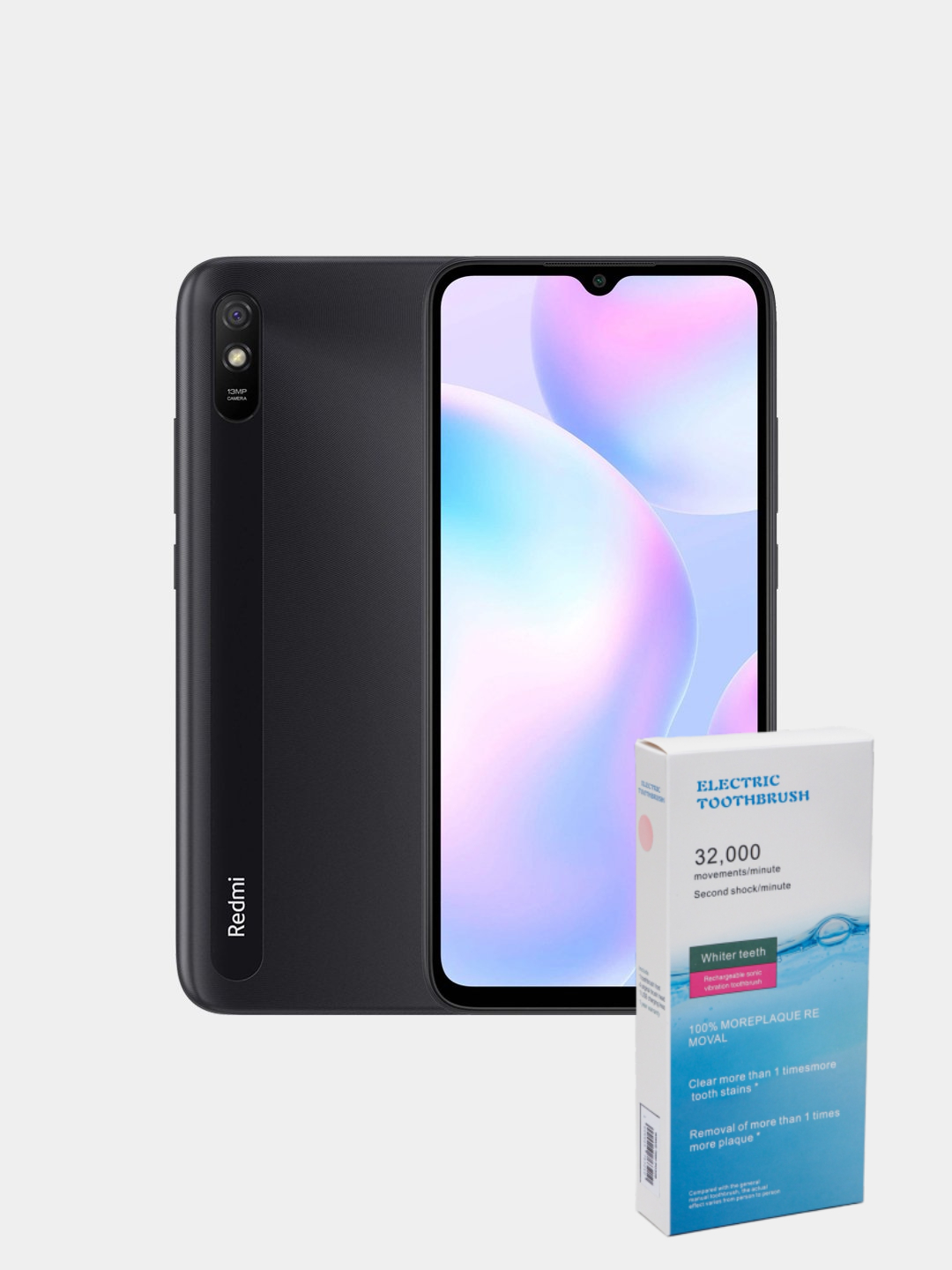 Смартфон Xiaomi Redmi 9A 4/64GB + электрическая зубная щетка купить по ...