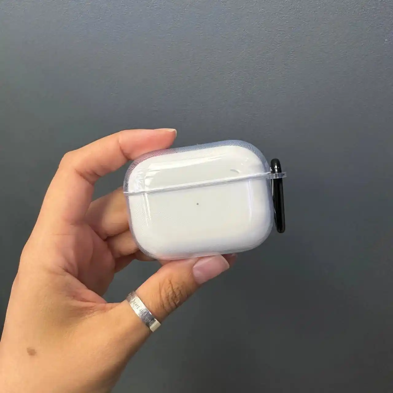 Чехол для наушников Apple AirPods 1, Pro 2, 3, силиконовый, прозрачный