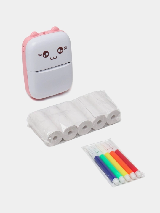 Simsiz mini termoprinter, telefon uchun, bolalar uchun, Bluetooth bilan