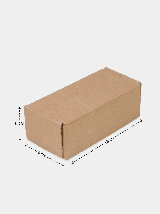 Коробка картонная, 4 размера, из крафт картона, самосборная, для хранения и маркетплейсов 
