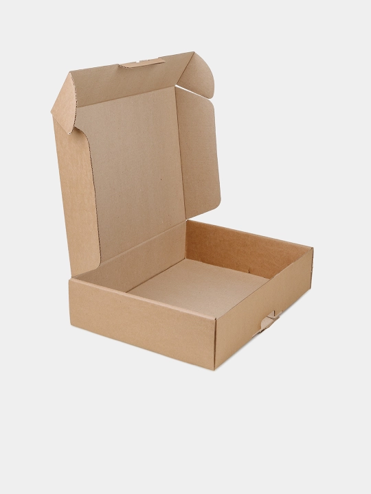 Коробка картонная, 4 размера, из крафт картона, самосборная, для хранения и маркетплейсов 