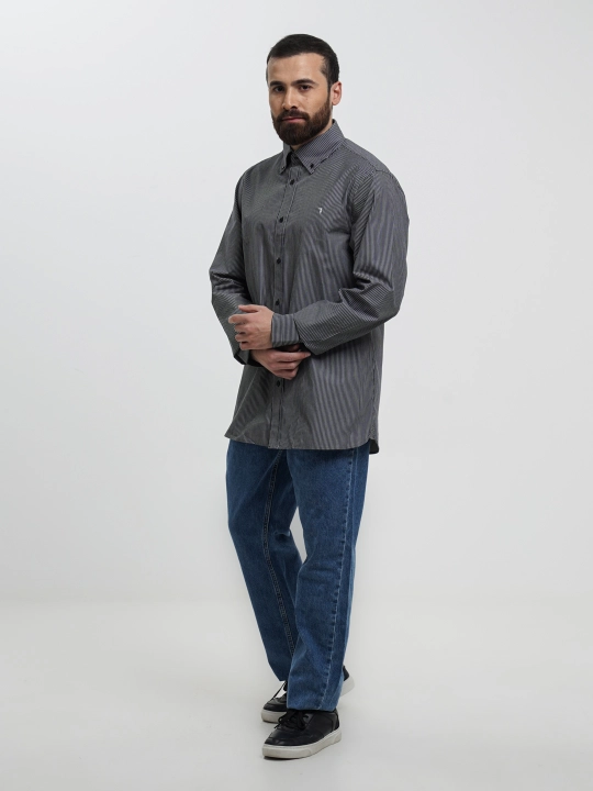 Рубашка мужская Trussardi Jeans l Tr1903, хлопок, с длинным рукавом, классическая