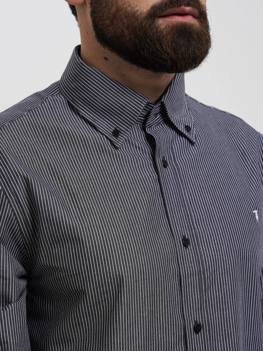 Рубашка мужская Trussardi Jeans l Tr1903, хлопок, с длинным рукавом, классическая