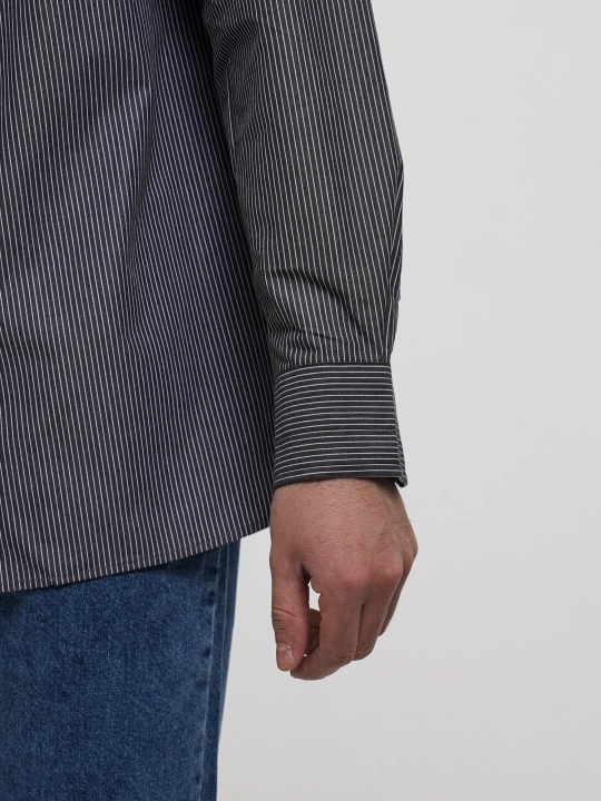 Рубашка мужская Trussardi Jeans l Tr1903, хлопок, с длинным рукавом, классическая
