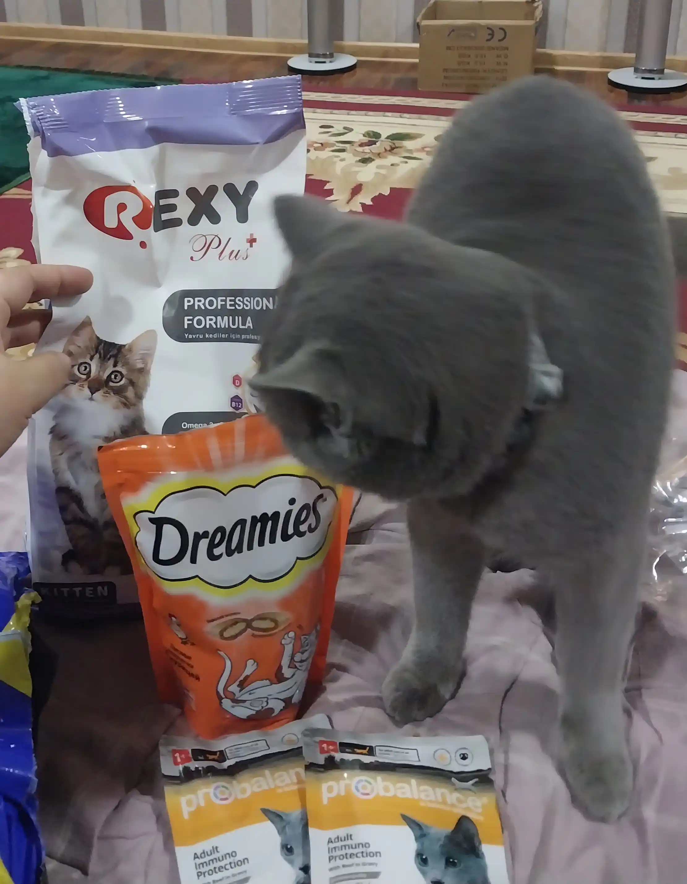 Dreamies лакомые подушечки с курицей, для кошек, 140 г