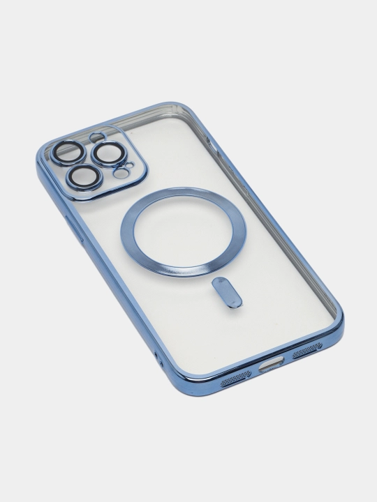 Чехол magsafe силиконовый для iPhone 13 Pro Max, 14 Pro Max для беспроводной зарядки