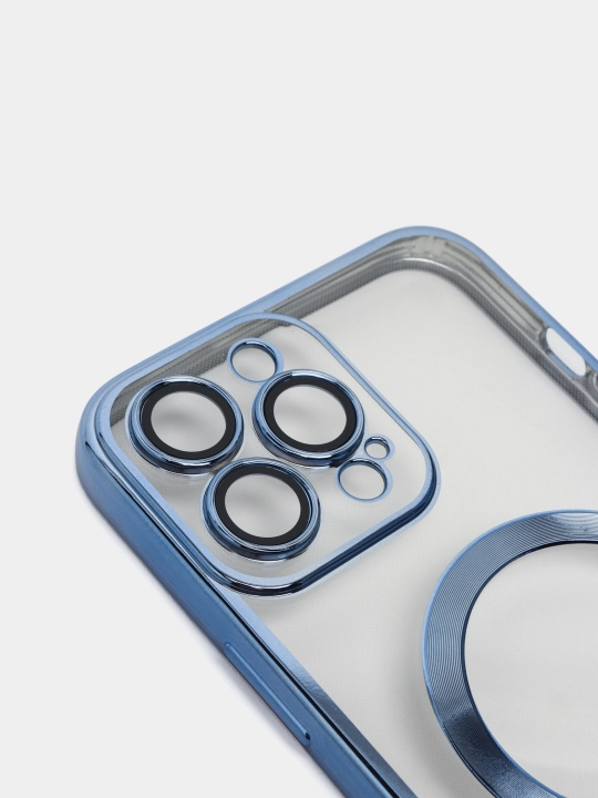 Чехол magsafe силиконовый для iPhone 13 Pro Max, 14 Pro Max для беспроводной зарядки