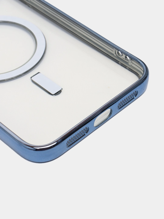 Чехол magsafe силиконовый для iPhone 13 Pro Max, 14 Pro Max для беспроводной зарядки