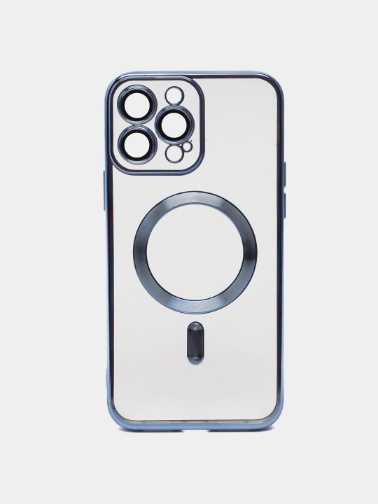 Чехол magsafe силиконовый для iPhone 13 Pro Max, 14 Pro Max для беспроводной зарядки - 