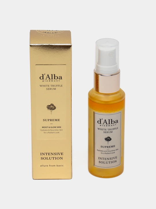 Sprey-zardob oq tryufel bilan D'Alba White Truffle Serum Supreme Intensive