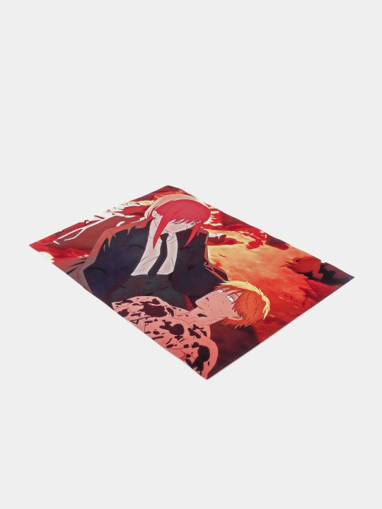 Interyer plakatlar Anime Chainsaw man, A3 