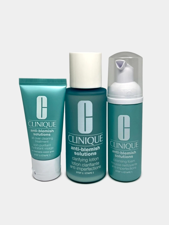 Средства для проблемной кожи Clinique Anti-blemish, 3 шага - 