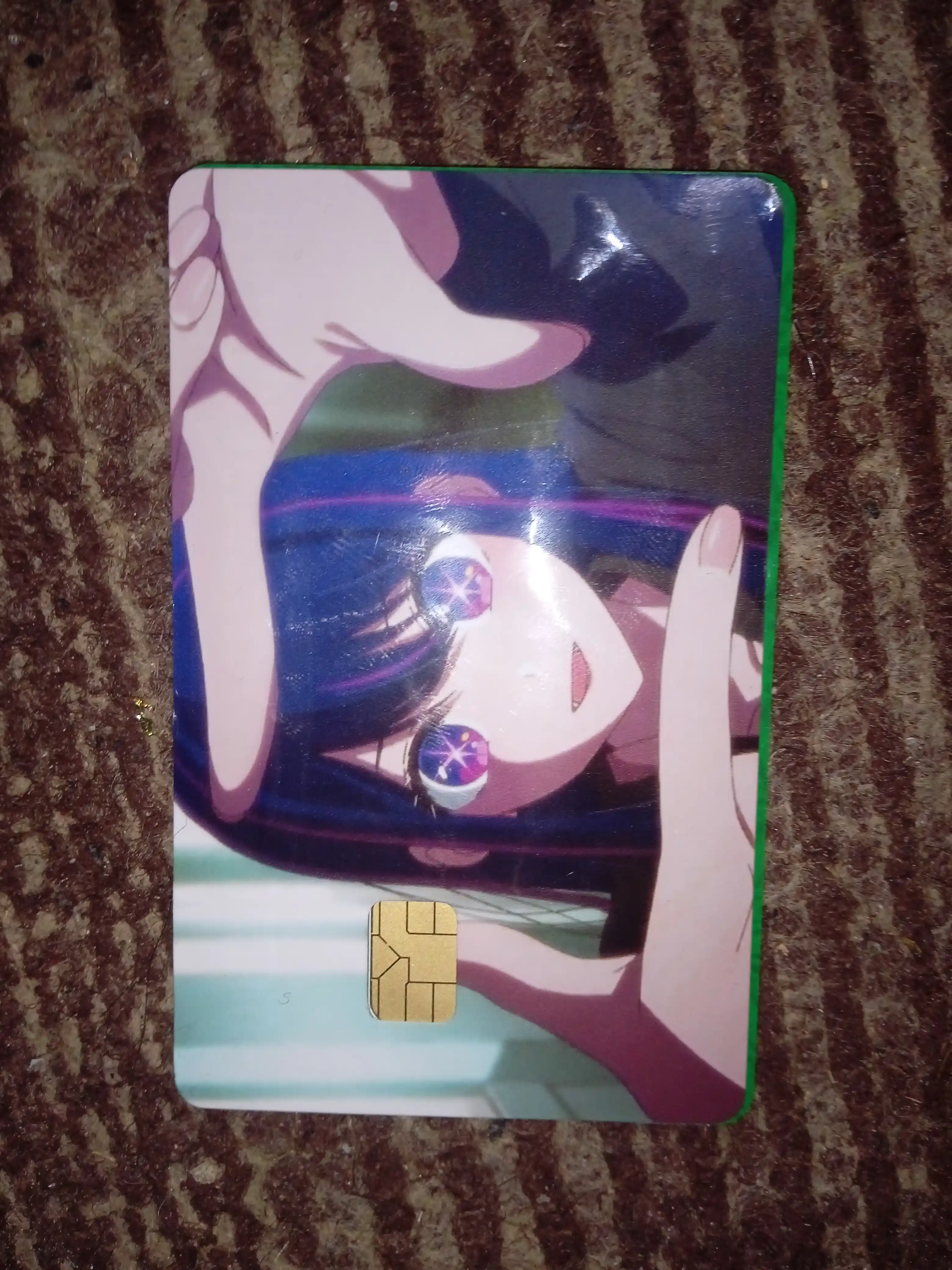 Bank kartasi va chipta stikerlari, Anime