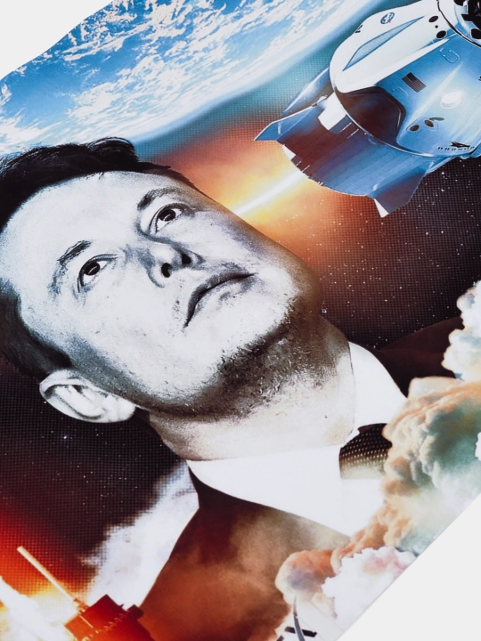 Plakat Ilon Musk, Stiv Djobs, Jeff Bezos, A3, plakat