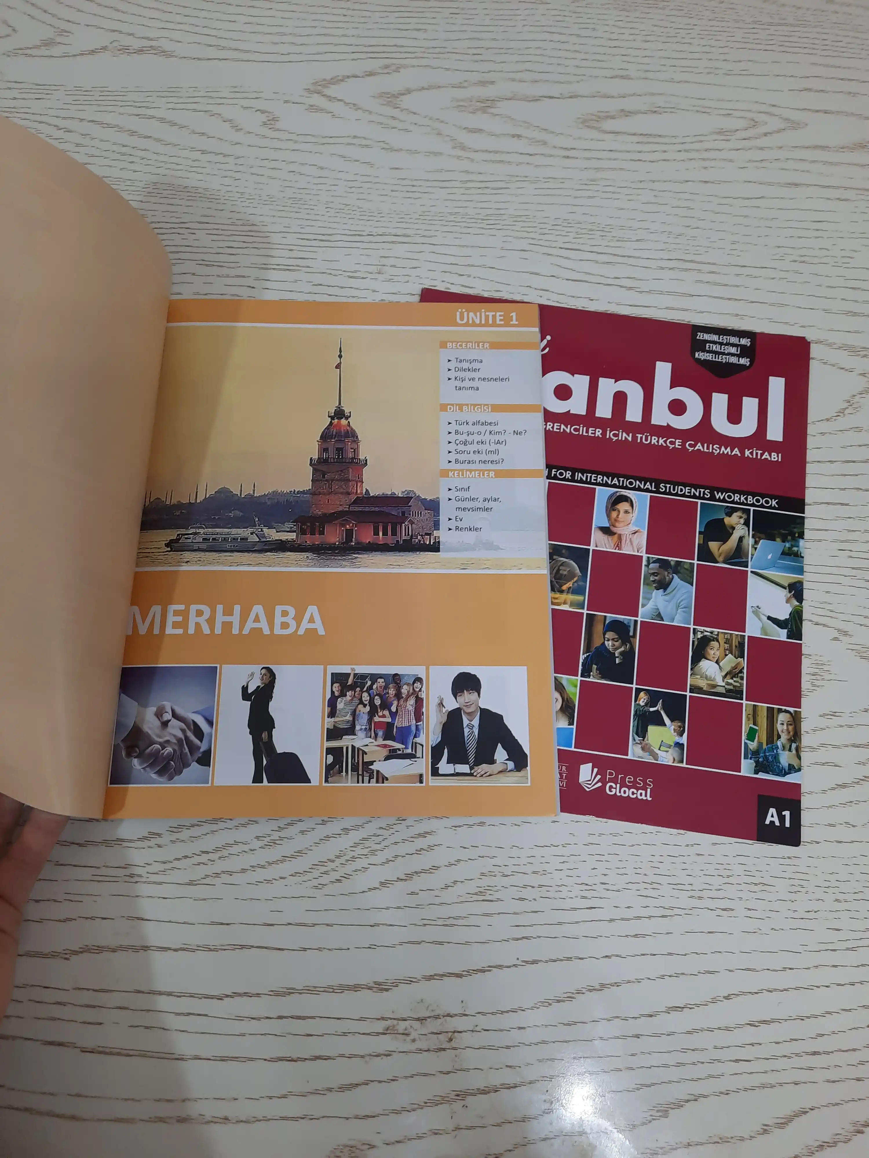 Yeni istanbul Uluslararas renciler in Trke Eitim Seti A1