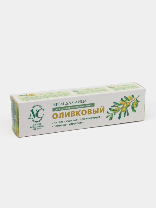 Quruq va normal teri uchun zaytun kremi Nevskaya Kosmetika, 40 ml