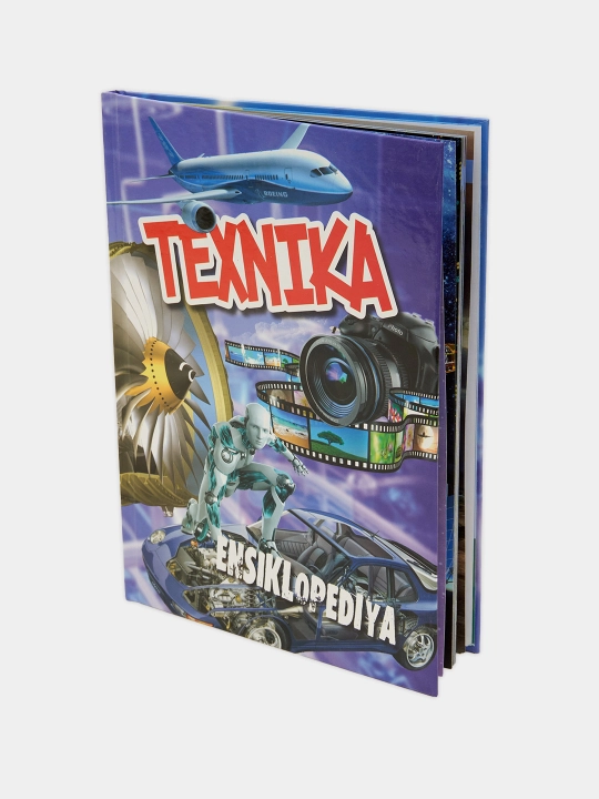 Texnika haqida ensiklopediya bolalar kitobi o'zbek tilida