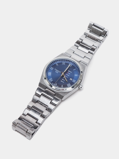 Мужские водонепроницаемые часы Tissot 1853 PRX, из нержавеющей стали — WATCH11-95W0013-ГОЛУБ