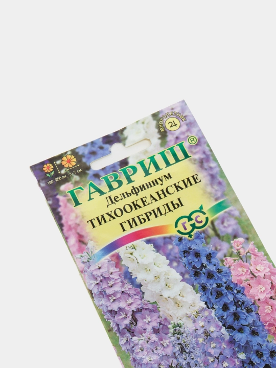 Delphinium urug'lari tinch okeani, aralashmasi, 0.05 g, Gavrish, gullar to'plami