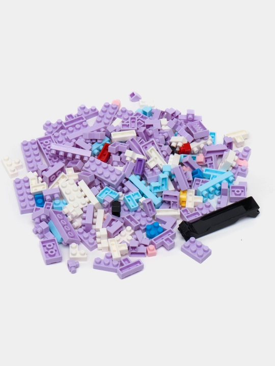 3D blokli konstruktor, mini lego, bolalar va kattalar uchun jumboq, haykalchalar