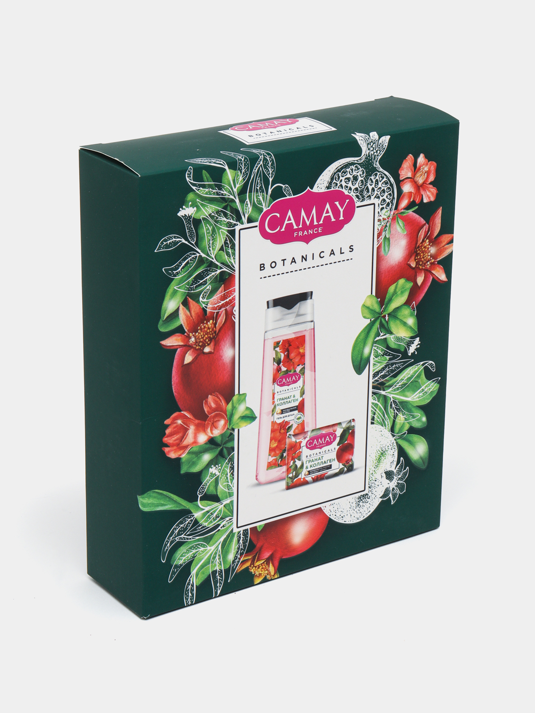 Подарочный набор Camay Pomegrate, гель для душа 250 мл + мыло 85 г ...