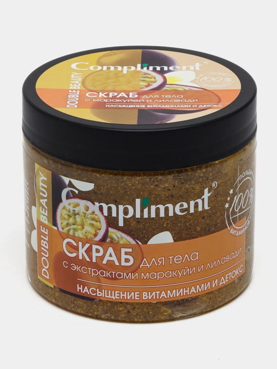 Skrab badan uchun Compliment Double Beauty, 400 ml - 