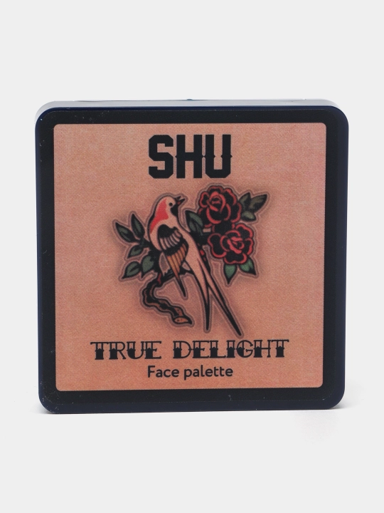 Румяна + хайлайтер для лица Shu True Delight, оттенок №331 холодные коричневые оттенки