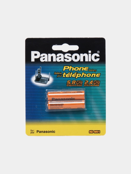 Uy simsiz telefonlari, o'yinchoqlar, elektronika uchun batareyalar Panasonic AAA, 2 dona - 