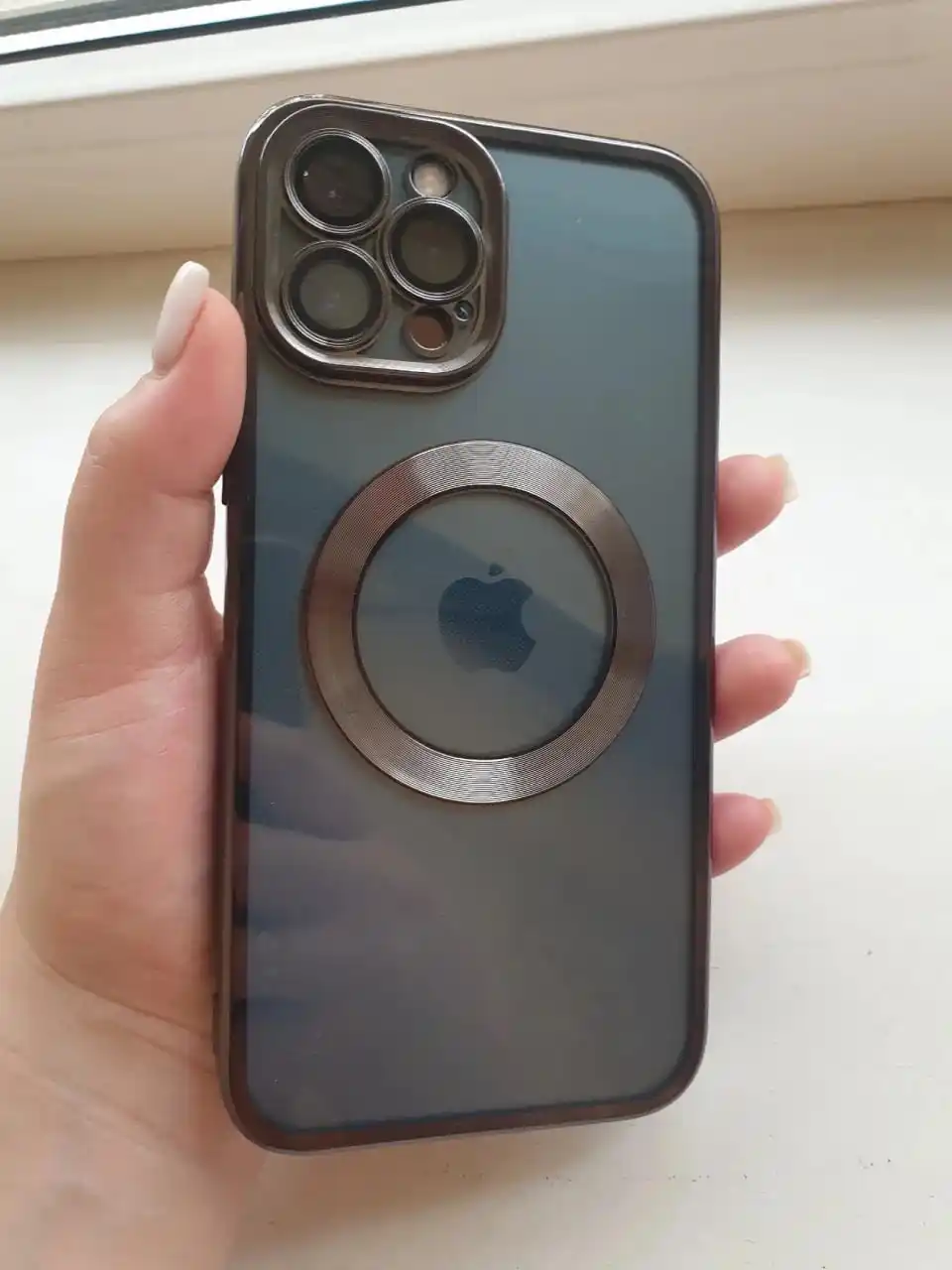 Чехол MagSafe iPhone 11 12 13 14 / Pro Max / Plus прозрачный магнитный