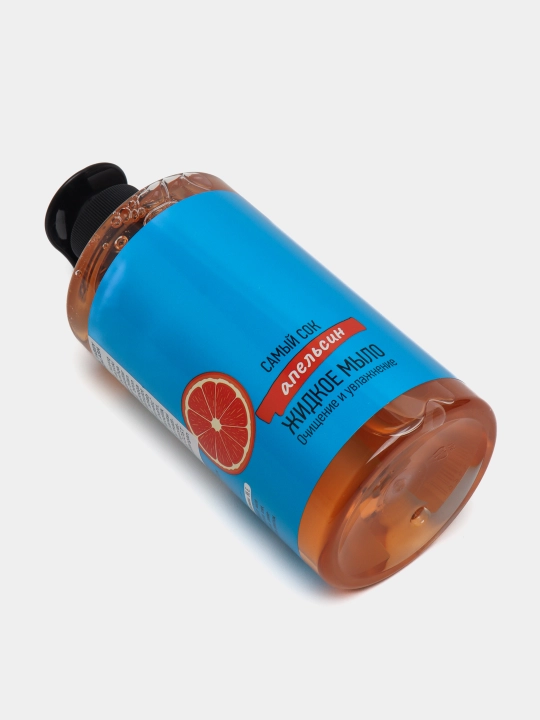 Samiy Sok suyuq sovun, tabiiy apelsin sharbati bilan tozalovchi va namlovchi, 460 ml
