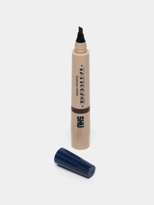 Qoshlar uchun marker Shu Tattooage, ton № 241 klassik jigarrang