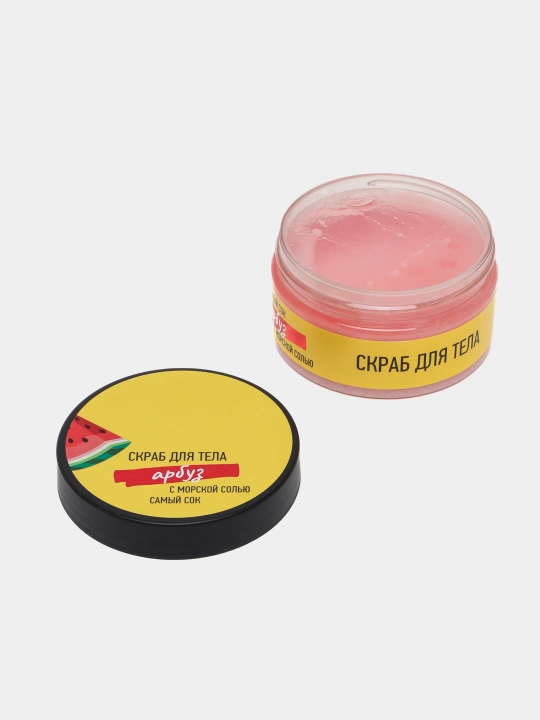 Tana uchun skrab Samiy Sok, dengiz tuzi bilan tarvuz, 200 ml