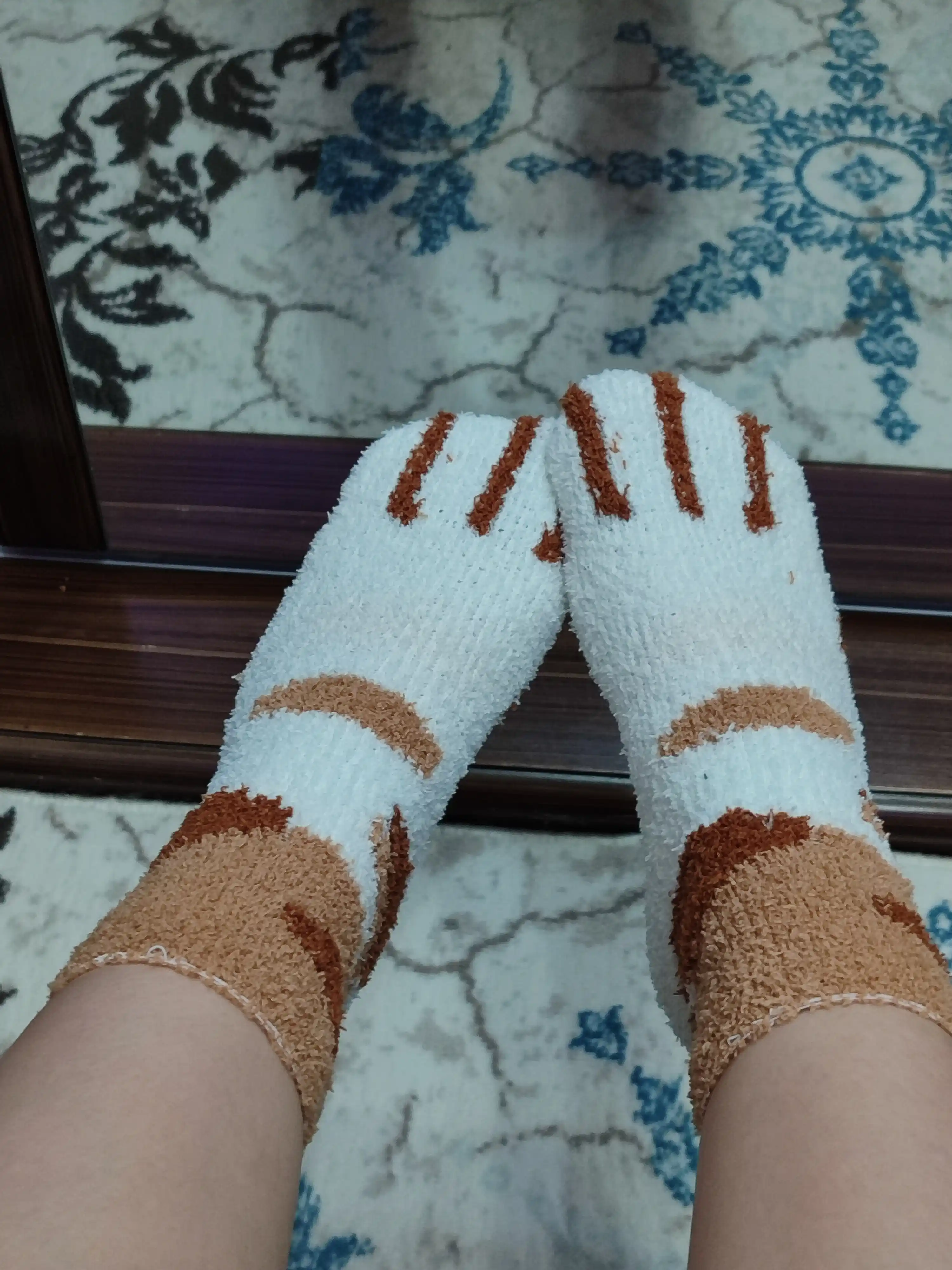 Носки, кошачьи лапки, теплые, махровые, женские, единый размер 36-40