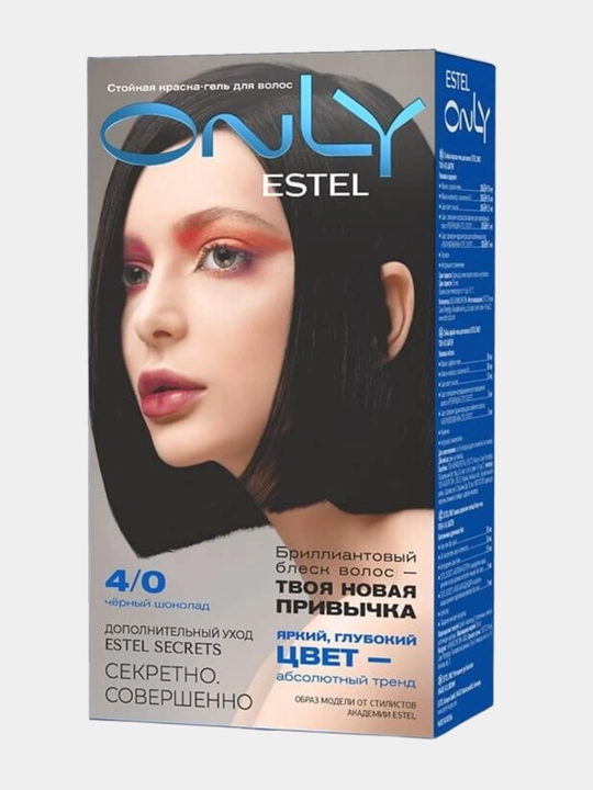 Стойкая краска-гель для волос Estel ONLY, дополнительный уход Estel SECRETS