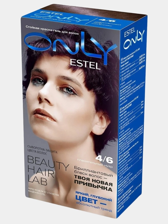 Стойкая краска-гель для волос Estel ONLY, дополнительный уход Estel SECRETS