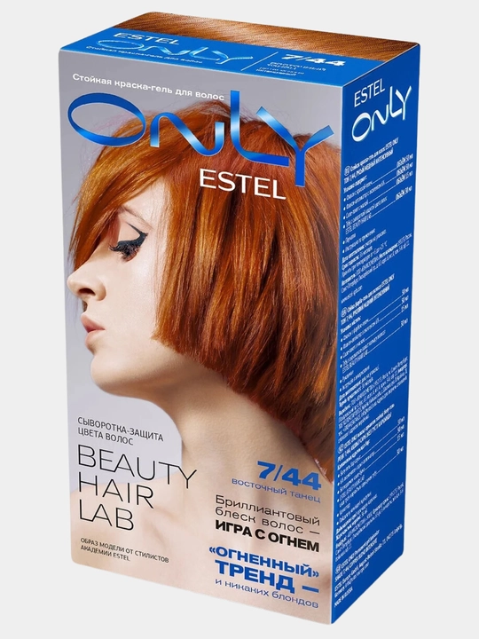 Стойкая краска-гель для волос Estel ONLY, дополнительный уход Estel SECRETS