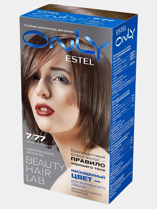 Стойкая краска-гель для волос Estel ONLY, дополнительный уход Estel SECRETS
