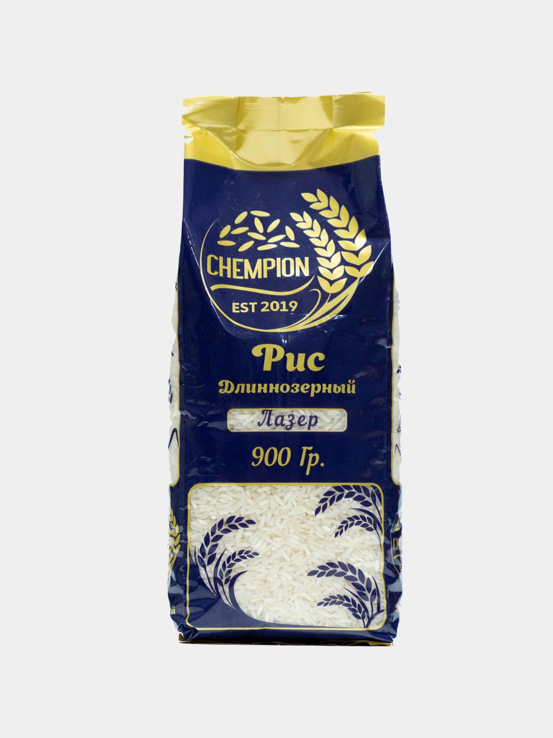 Рис лазер длиннозерновой Chempion, 900 г купить по низким ценам в ...