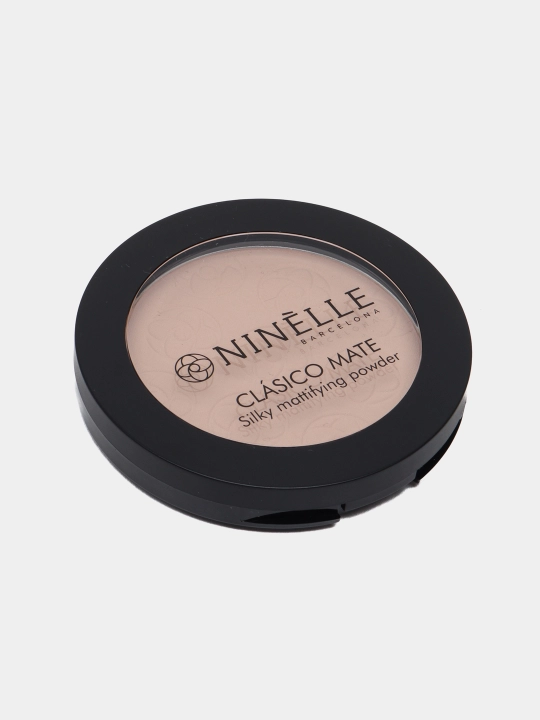 Пудра для лица Ninelle Clasico Mate, тон №202 Розово-бежевый, 8 г